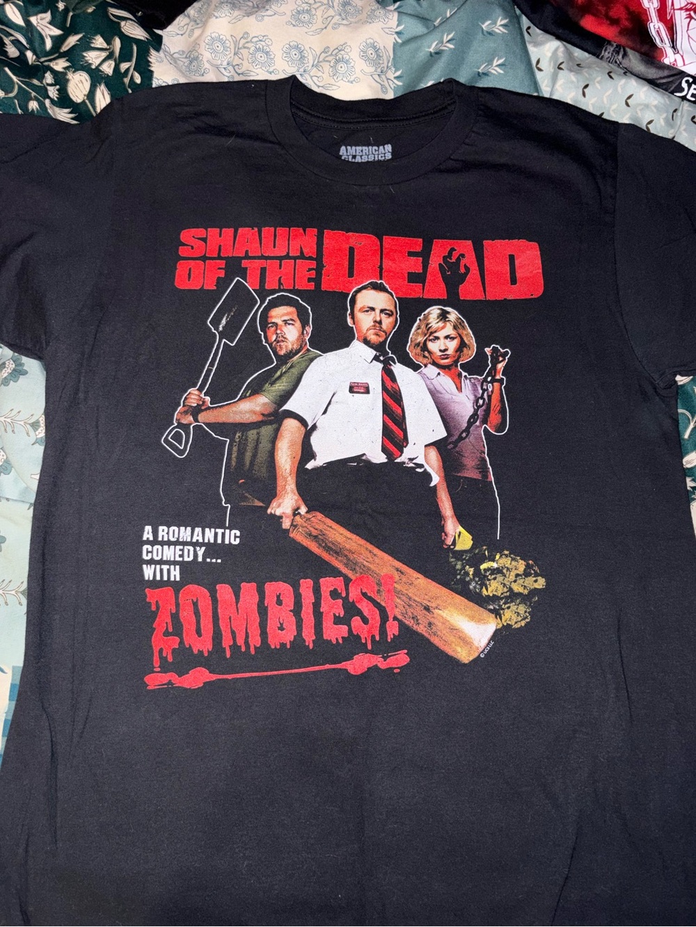 Shaun of the Dead Black Graphic Tee